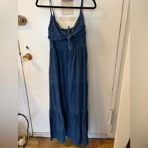 GAP Denim Maxi Dress